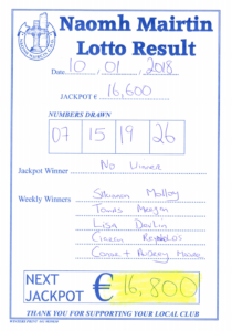 lotto 19 january 2018